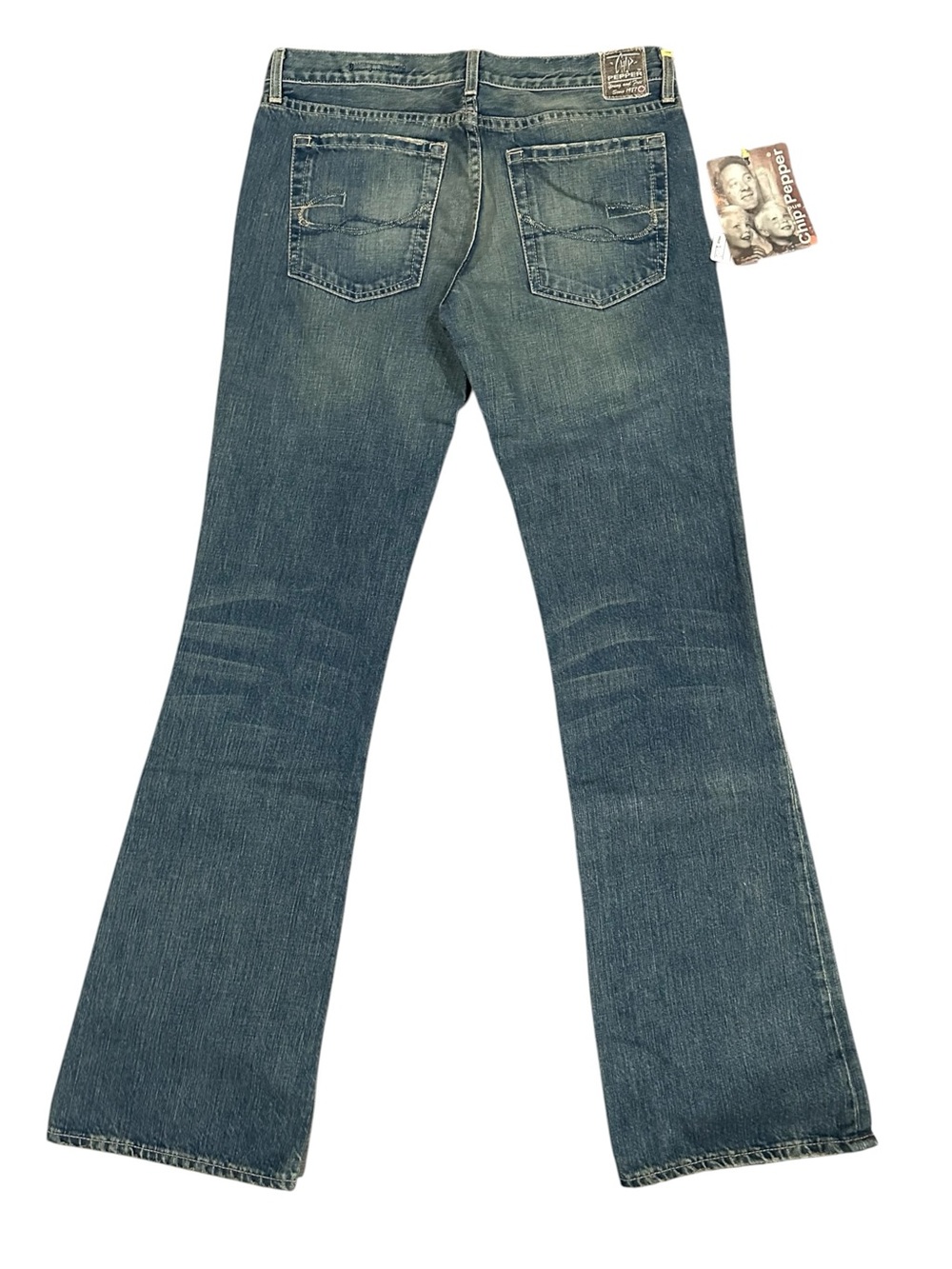 Chip & Pepper Women’s Sorority Girl Jeans Size 30 x 34 Low Rise Flare NWT $179